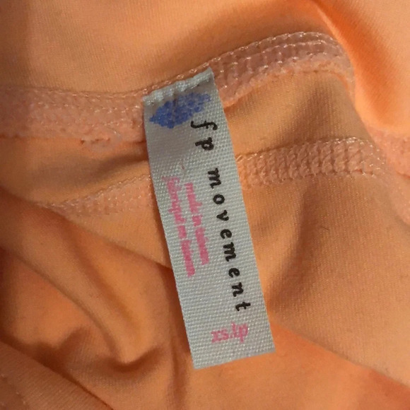 Free People Movement Creamsicle Orange Out of Your League Crop Leggings Size XS - Picture 7 of 11